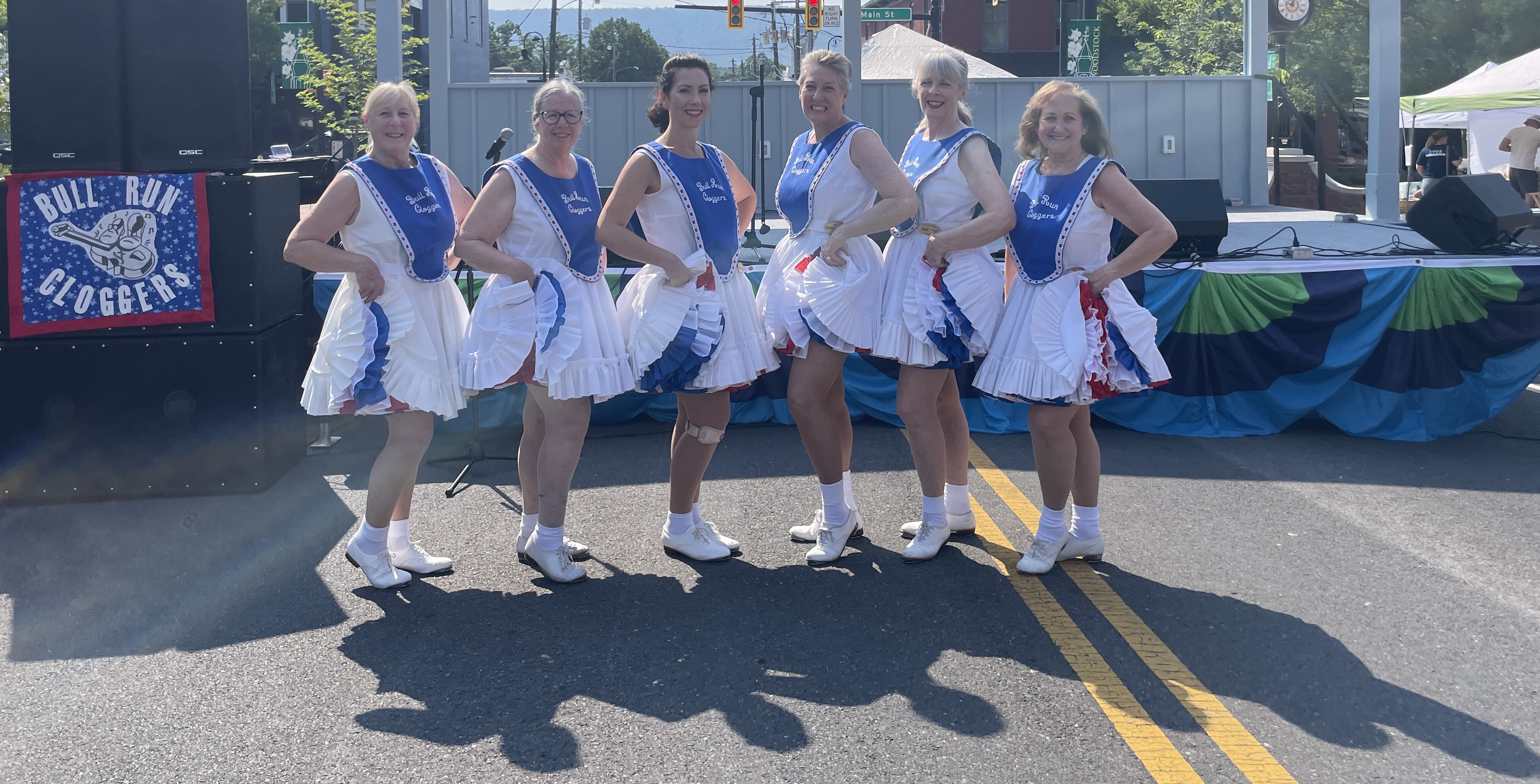 The Bull Run Cloggers Dancing